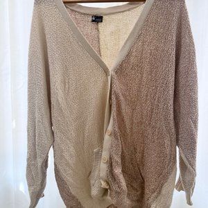 Sparkle & Fade Elongated Oversize Cardigan